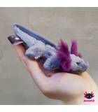 Axolotl Mini Plush grey-violet