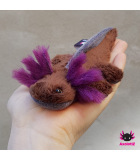 Axolotl Mini Plush brown-violet