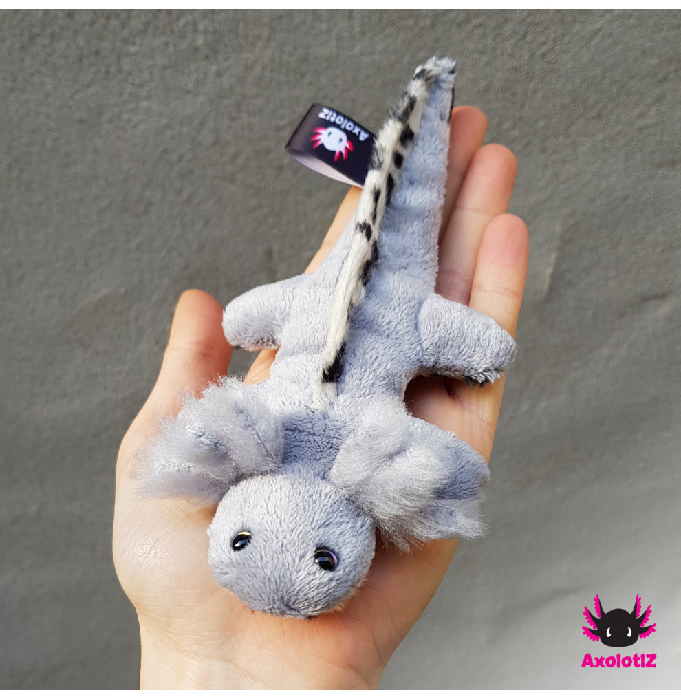 Axolotl Magnet lightgrey