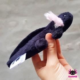 Axolotl Mini-Plush black-lightpink