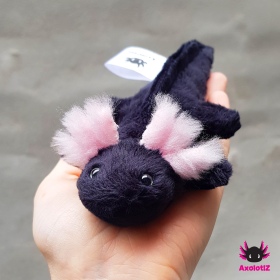 Axolotl Mini-Plush black-lightpink