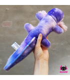 Axolotl Plush Galaxy violet-rosa