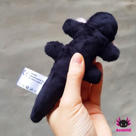 Axolotl Mini-Plush black-lightpink