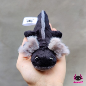 Axolotl Mini-Plush black-grey