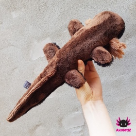 Axolotl Plush black-brown