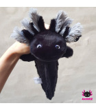 Axolotl Plush black-grey 2.0