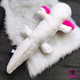 Axolotl Plush white-pink 80cm