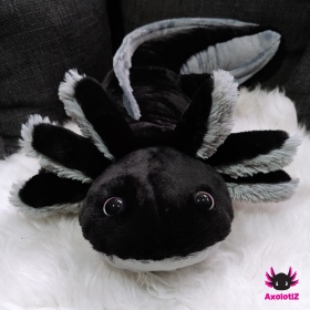 Axolotl Plush black-grey 80cm