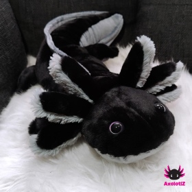 Axolotl Plush black-grey 80cm