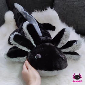 Axolotl Plush black-grey 80cm