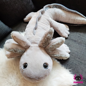 XXL-Axolotl lightgrey 120cm