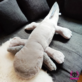 XXL-Axolotl lightgrey 120cm