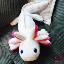 XXL-Axolotl white-pink 120cm