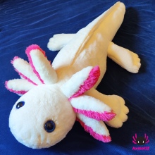 XXL-Axolotl white-pink 120cm