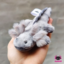 Axolotl Mini-Plush lightgrey