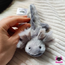 Axolotl Mini-Plush lightgrey