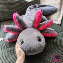 Pre-Order! XXL-Axolotl grey-pink 120cm