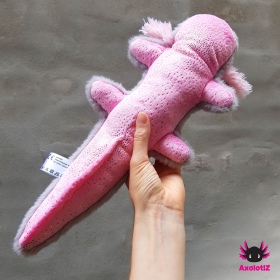 Axolotl Plush lightgrey-lightpink