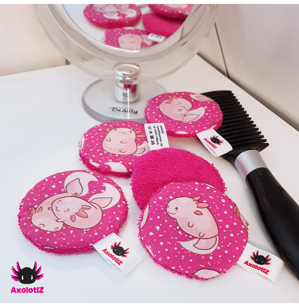 Washable make-up removal pads - motif 1