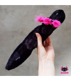 Axolotl Plush black-pink 2.0